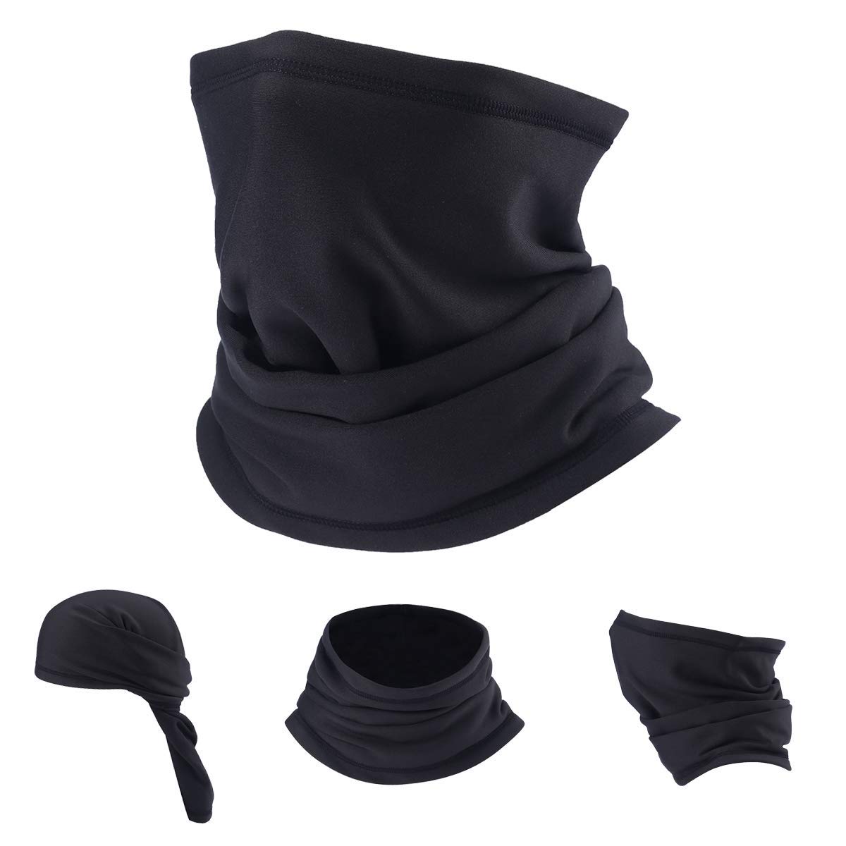 Arcweg Snoods Uomini Scaldacollo Pile Antivento per Uomini Donne Elastico Collo Ghetta Inverno Termica Multifunzionale Scaldacollo Collo Scaldacollo Per Corsa Sci Ciclismo Motoc
