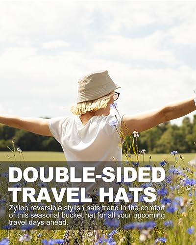 Image of XXL Oversize Bucket Hat Reversible, XL L M S Fisherman Sun Cap With Chin Strap, Travel Beach Outdoor Hat For Men Women