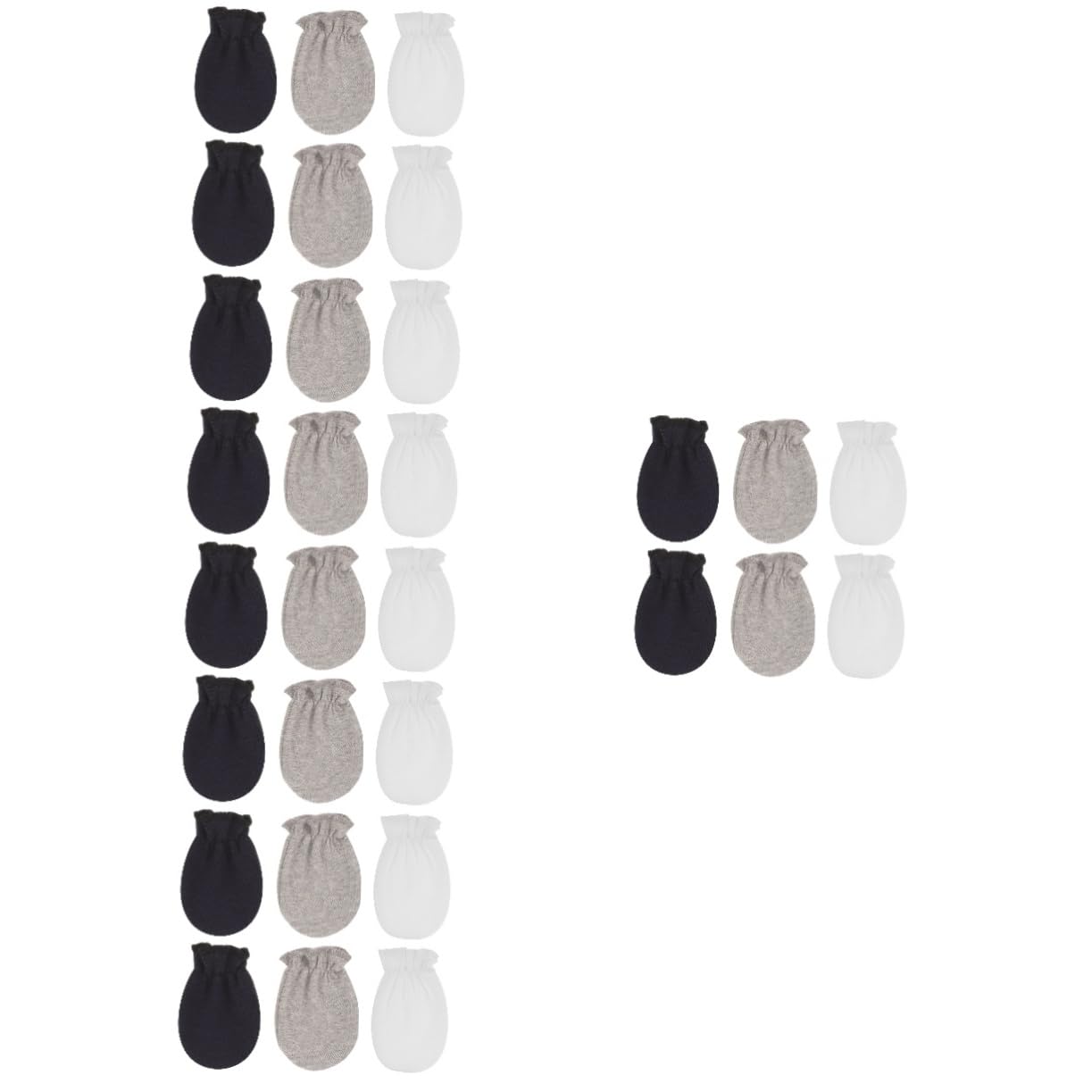 PACKOVE 5sets 3 Pairs Boy Mittens Soft Elastic Scratch Gloves for Boy Girl Breathable Knitted for Daily Use Includes 3pairs*5