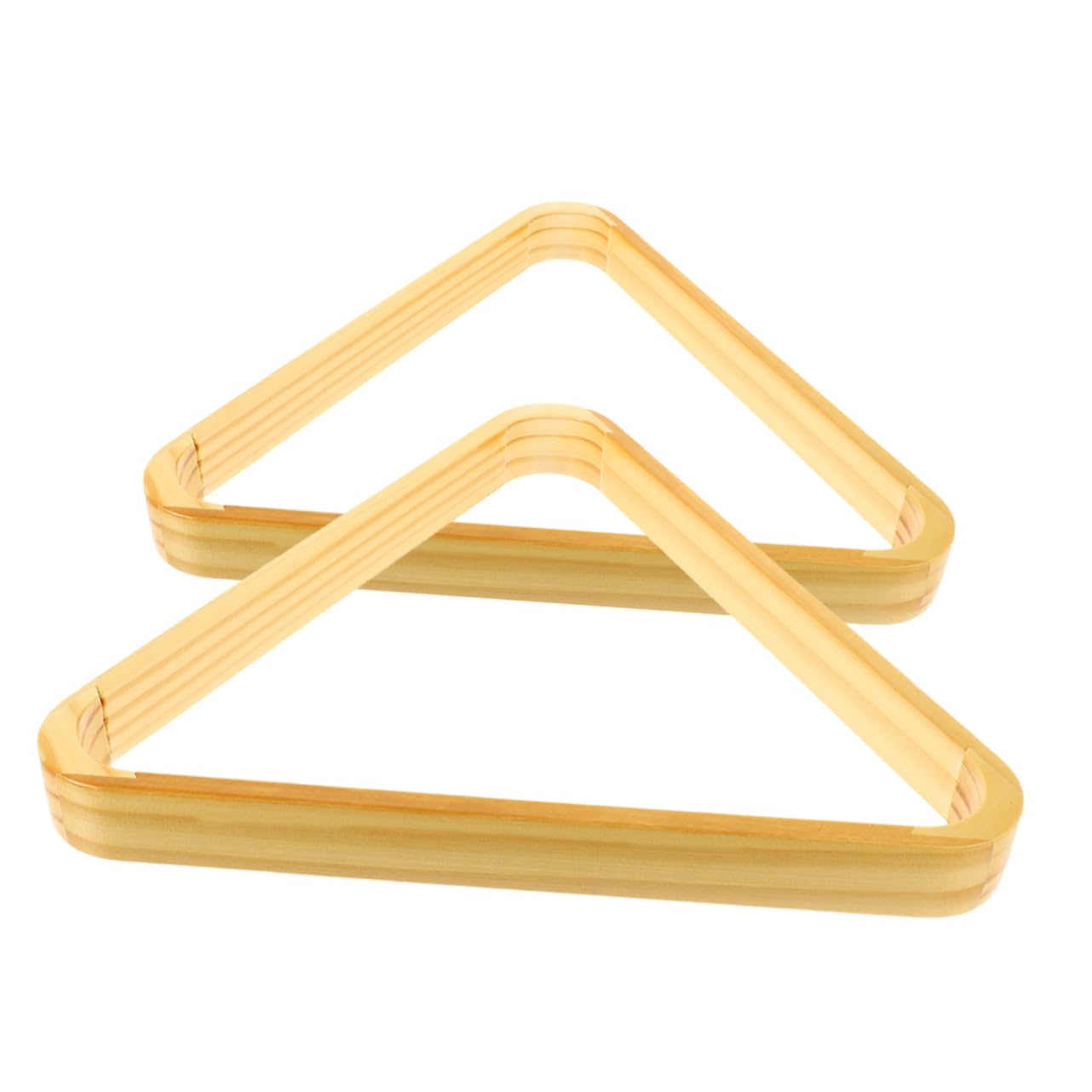 BESPORTBLE 2pcs Billiard Triangle Rack Heavy Duty Snooker Ball Holder for Optimal Game Setup Easy to Use Sturdy Wood Construction for Reliable Performance