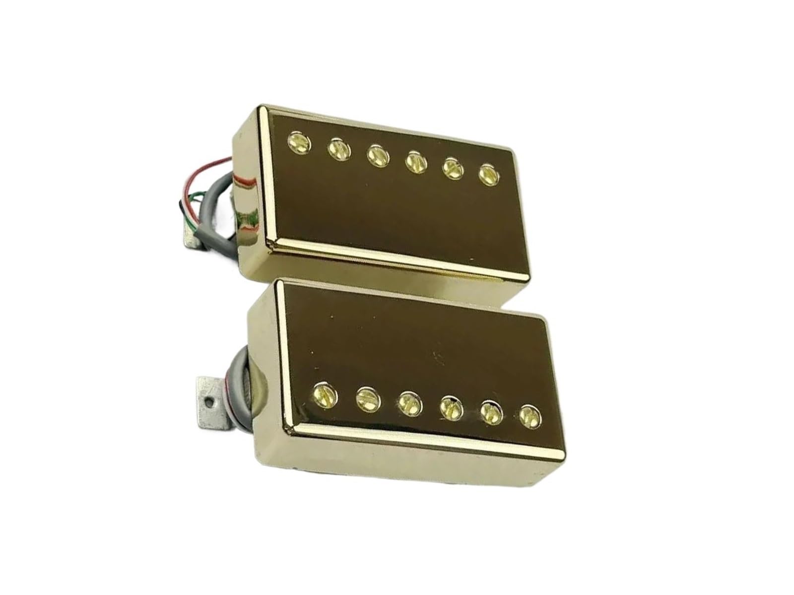 Pastilla Guitarra Eléctrica Pastillas de guitarra Alnico V Juego de pastillas Humbucker Guitarra eléctrica(Gold 4C)