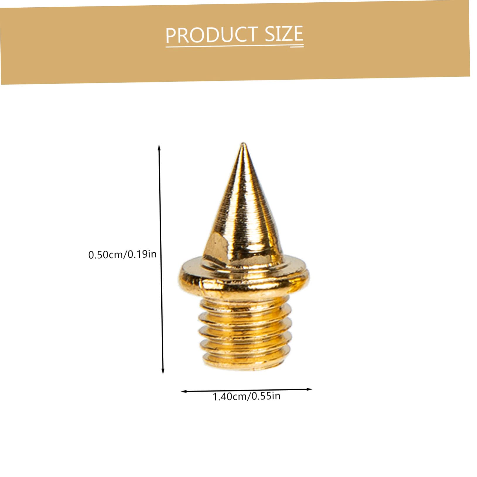 KICHOUSE Men's Track Shoes Nails 120 Pcs Replacement Nails for Sprinting Shoes Durable Easy to Install