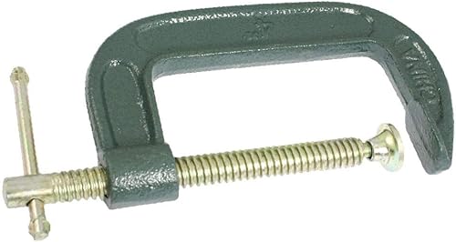 X-DREE Herramienta de fijación de husillo de metal de 4 pulgadas de capacidad para carpintero (Herramienta de abrazadera en G para fijación del