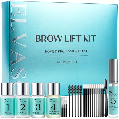 Augenbrauen Lifting Set DIY Brow Lifting Set für Zuhause Sofortiger Salon-Effekt für Vollere Dichtere 3D-Augenbrauen Einfach in der Anwendung & Lang Anhaltendes Ergebnis Eyebrow Lamination