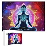 ヨガ瞑想 面白いパズル 大人用 300/500/1000ピース ジグソーパズル 挑戦的なゲーム装飾