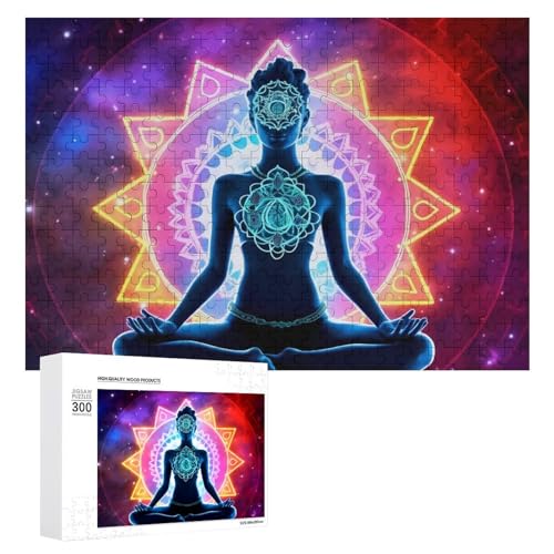 ヨガ瞑想 面白いパズル 大人用 300/500/1000ピース ジグソーパズル 挑戦的なゲーム装飾