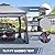 Wonlink 11x11 FT Gazebo Tent, Outdoor Tents for Parties with Mosquito Netting, Folding Heavy Duty Height Adjustable Canopy Tent for Patio Backyard Garden