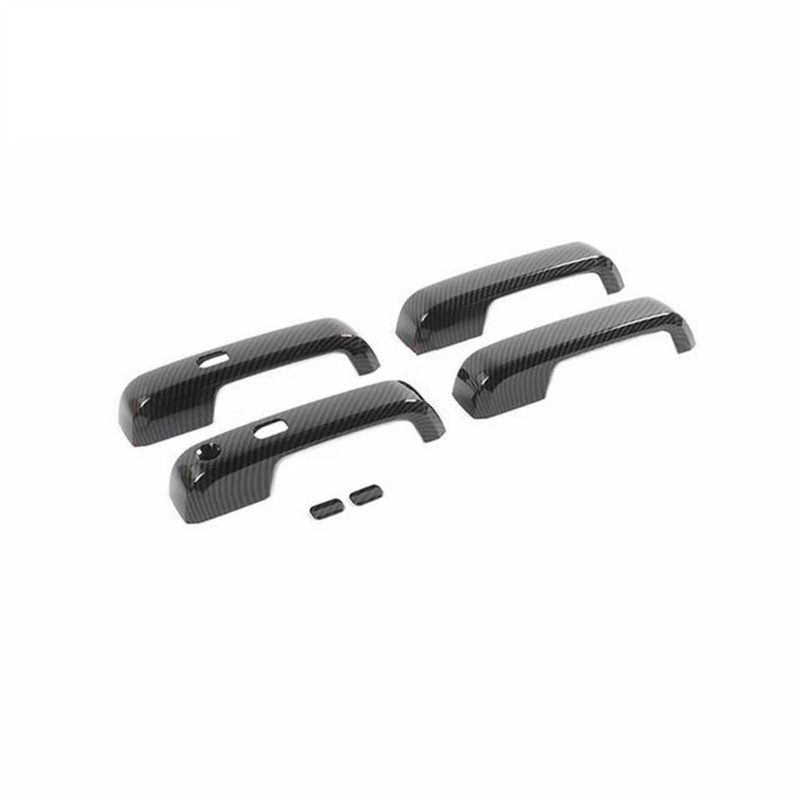 SLIMES Car Exterior Door Handle Grab Bowl Cover Trim Styling Auto Moldings ABS Accessories for Ford F150 2015-2020 Protection(C Carbon)