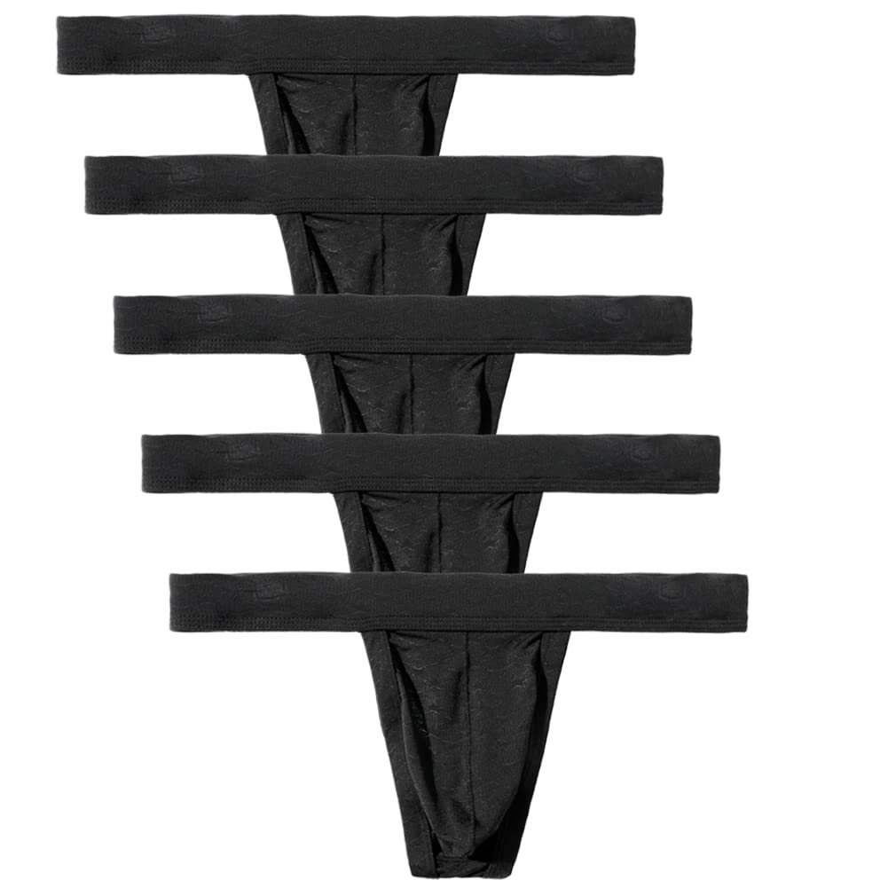 Summer Code Męskie seksowne wybrzuszenie etui stringi niski stan Y-Back miękka elastyczna bielizna dla mężczyzn