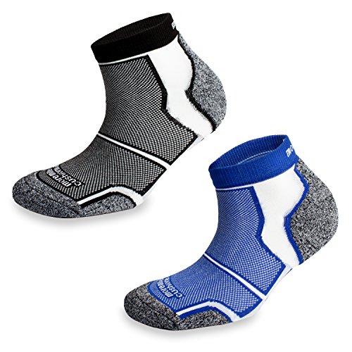 2 paia di calze sportive da corsa imbottite More