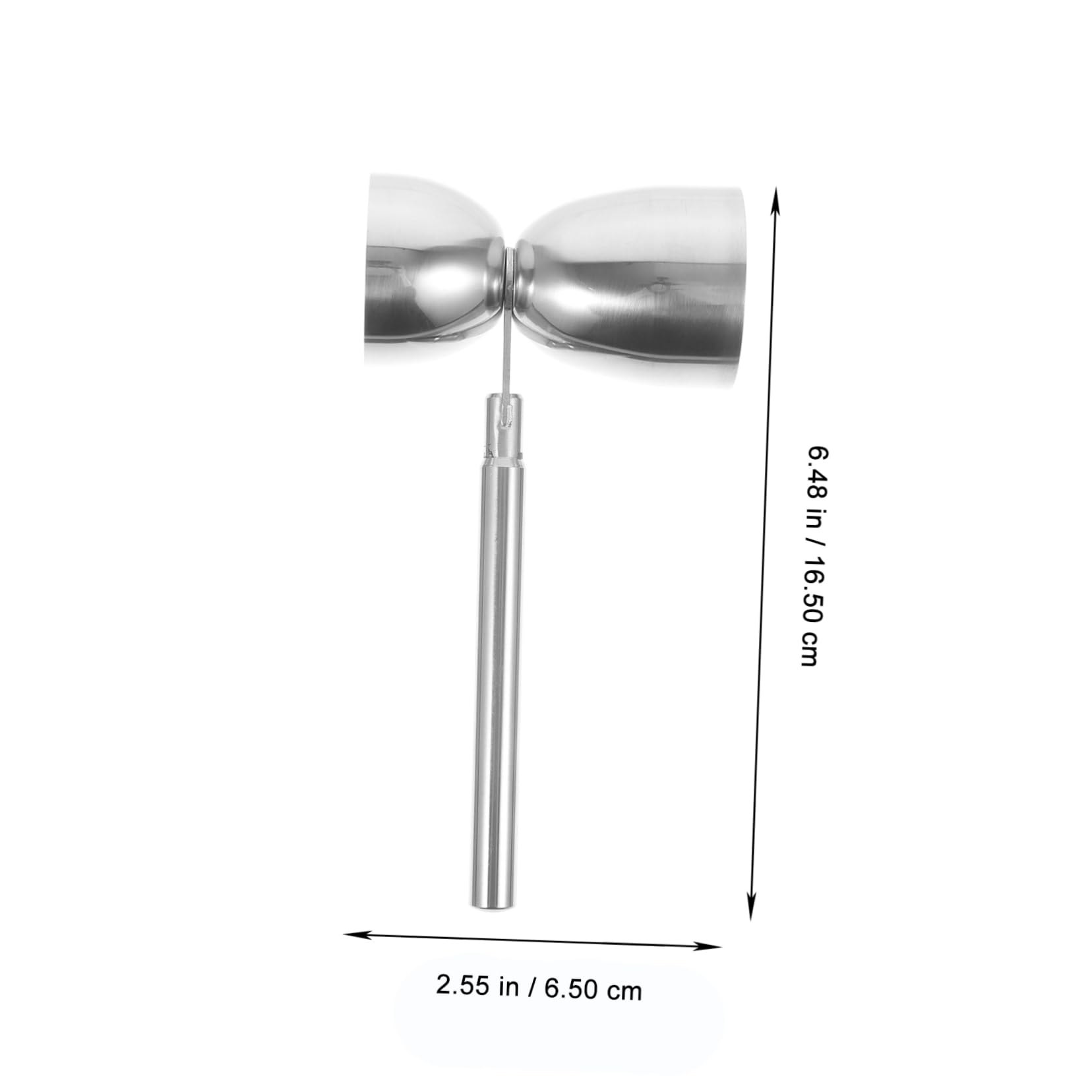 OFFSCH Double Jigger Measure Cup Bar Bartending Accessory 30/60ml Metal Ounce Cup Stainless Steel