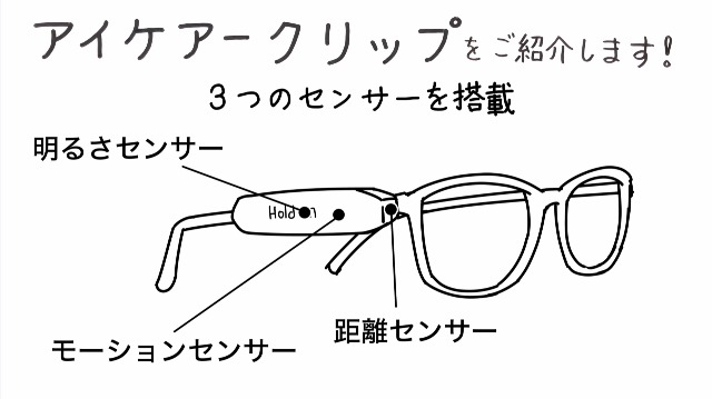 Amazon.co.jp: [HoldOn] メガネに付けると良い姿勢が楽しく身につく