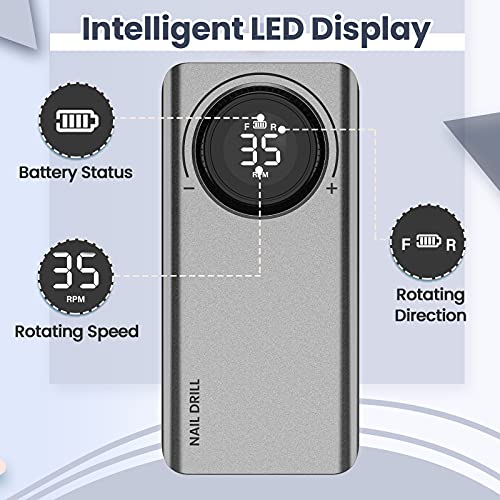 Delanie Fresa per Unghie Professionale 35000 Giri