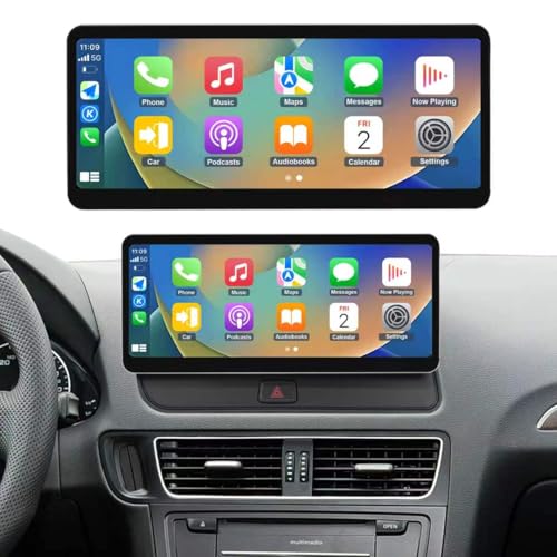 CarPlay Audi Q5 2009-2017 : Écran Tactile 12.3" Autoradio Multimédia et Navigation Sans Fil