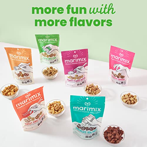 Marimix Snack Mix | Hatch Chili Lime | Crunch Baked Sweet & Salty Savory Plant Based Naturally Gluten Free Whole Grain Fiber Charcuterie Pretzel Trail Party Mix | No Artificial Ingredients #TOP6