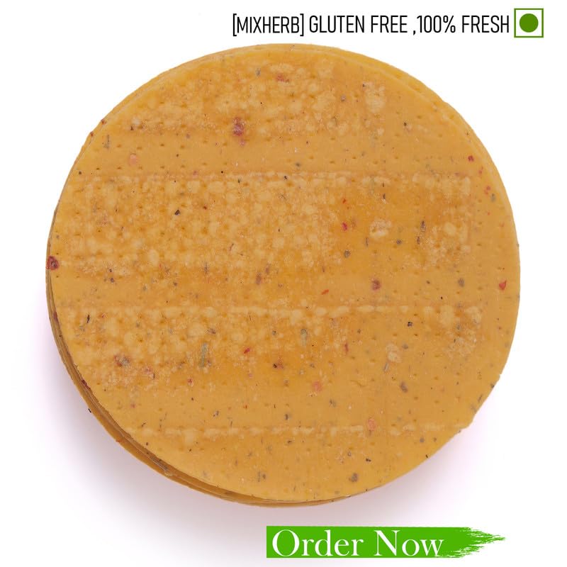Image of JOYTOSS Tortilla Wrap | Fresh Taste & Soft Texture l Best for Wraps, Tacos, Nachos & Rolls l Ready to Eat Healthy Food - Pack of 25 (MIXHERB)