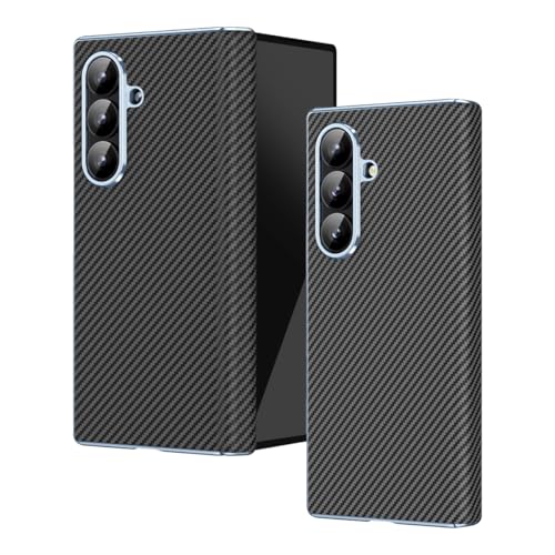 Coque pour Samsung Galaxy Z Fold 7 avec impression en fibre de carbone premium