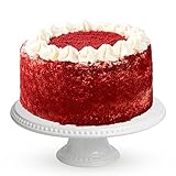 Patisserie Valerie Red Velvet Birthday Cake 6" 10 Portions - Luxury Layered Velvet Sponge with Cream Cheese Frosting - Fresh Birthday Cakes for Delivery - Perfect Celebration Cake