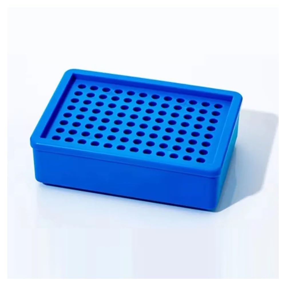 Lab Instruments Equipment Centrifugal Tube Ice Box Low Thermostat Plastic Tube Box 0.2ml 0.5ml 1.5ml 2ml 96 Holes(Style1)