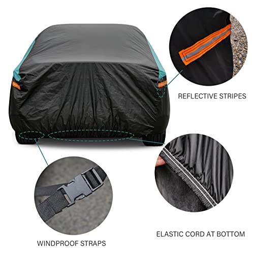 Image of GUNHYI SUV Car Cover for Automobiles Waterproof All Weather, Universal Fit Subaru Outback, Buick Enclave, Chevrolet Equinox, Toyota RAV4 /4Runner, Hyundai Santa Fe, Ford Edge, Volkswagen Tiguan etc.