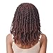 BOBBI BOSS Braided Lace Front Wig Free Parting MLF614 Calif. Butterfly Locs 16 (T1B/RED)