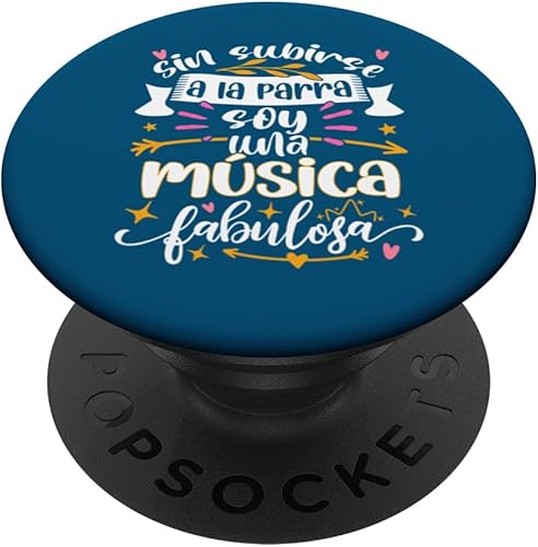 Una Música Fabulosa Profesora Mujer Regalos Originales PopSockets Standard PopGrip disponible en Yaxa El Salvador