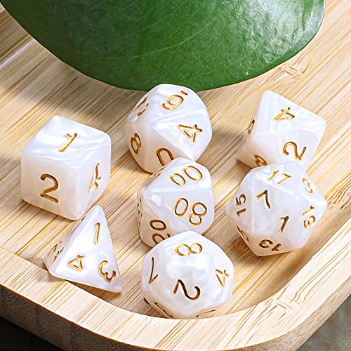 Image of CiaraQ 7pcs Polyhedral Dice Set for Dungeon and Dragons MTG Table Games