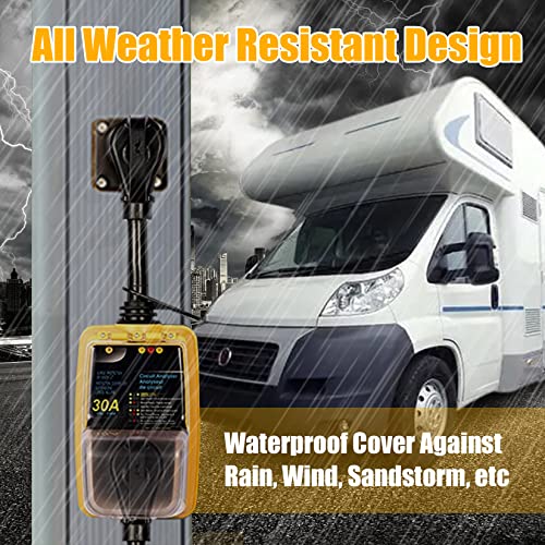 EyGde 30 Amp RV Surge Protector & Power Defender - Keep Your Camper's Electronics Safe