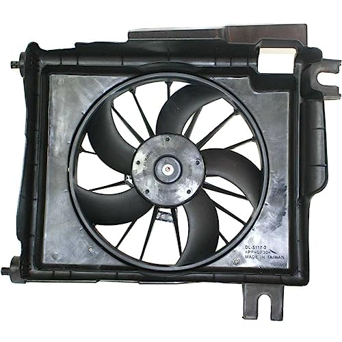 Wajir Engine Radiator and Consender Cooling Fan A/C Assembly Truck for Dodge for Ram 1500 4.7L 02-08 & 5.7L 03-08 & 5.9L 02-03 for Ram 2500 5.7L 03-07 for Ram 3500 5.7L 04-07 68004163AA WJR0118