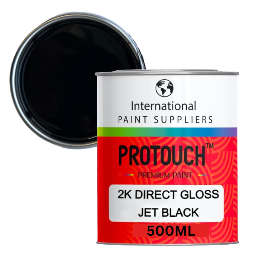PROTOUCH Jet Black 2K Acrylic Direct Gloss Car Paint Spray 500ml