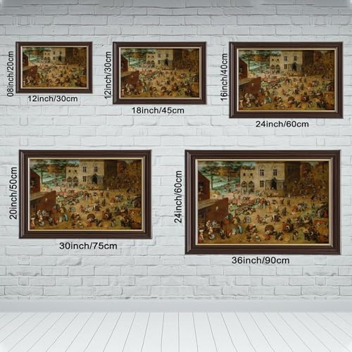 Impression sur toile Bruegel de qualité supérieure 61cm