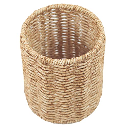 STOBOK Titular De La Pluma Soporte Para Cubiertos Titulares Cesta Contenedor De Lápices Organizador Estuche Grande Para Lápices Dispensador Escurridor De Cubiertos Ergonómico El Plastico
