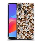 Head Case Designs Offizielle Looney Tunes Tasmanian Teufel Muster Soft Gel Handyhülle Hülle Huelle kompatibel mit Huawei Y6 (2019)