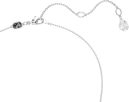 Swarovski Hyperbola Pendant, Heart And Infinity, Clear, Rhodium Finished