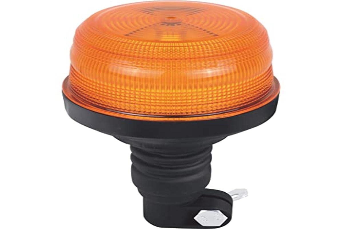 Rotativo di segnalazione flessibile pincho · Omologato R65 · LED · Trattore, auto e camion · Funzionamento 9 a 30 V · Emergenza Ambar