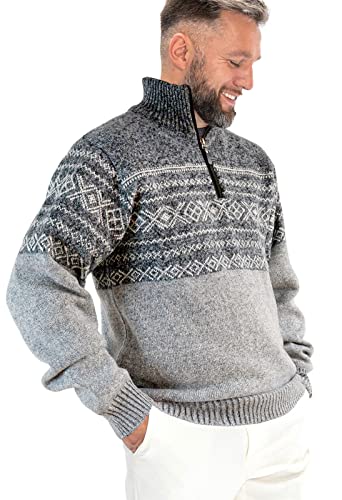 Quarter Zip Black Fleeces Soft Sweaters for Men 1/4 Zip Golf Cashmere Pullovers