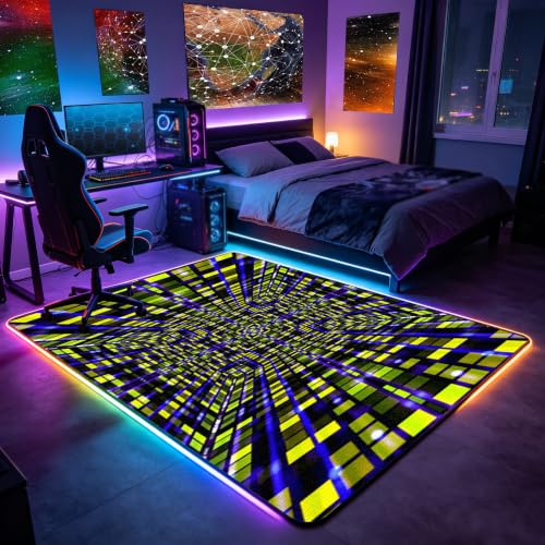 Tapis sol gaming lavable en machine et antidérapant - 4