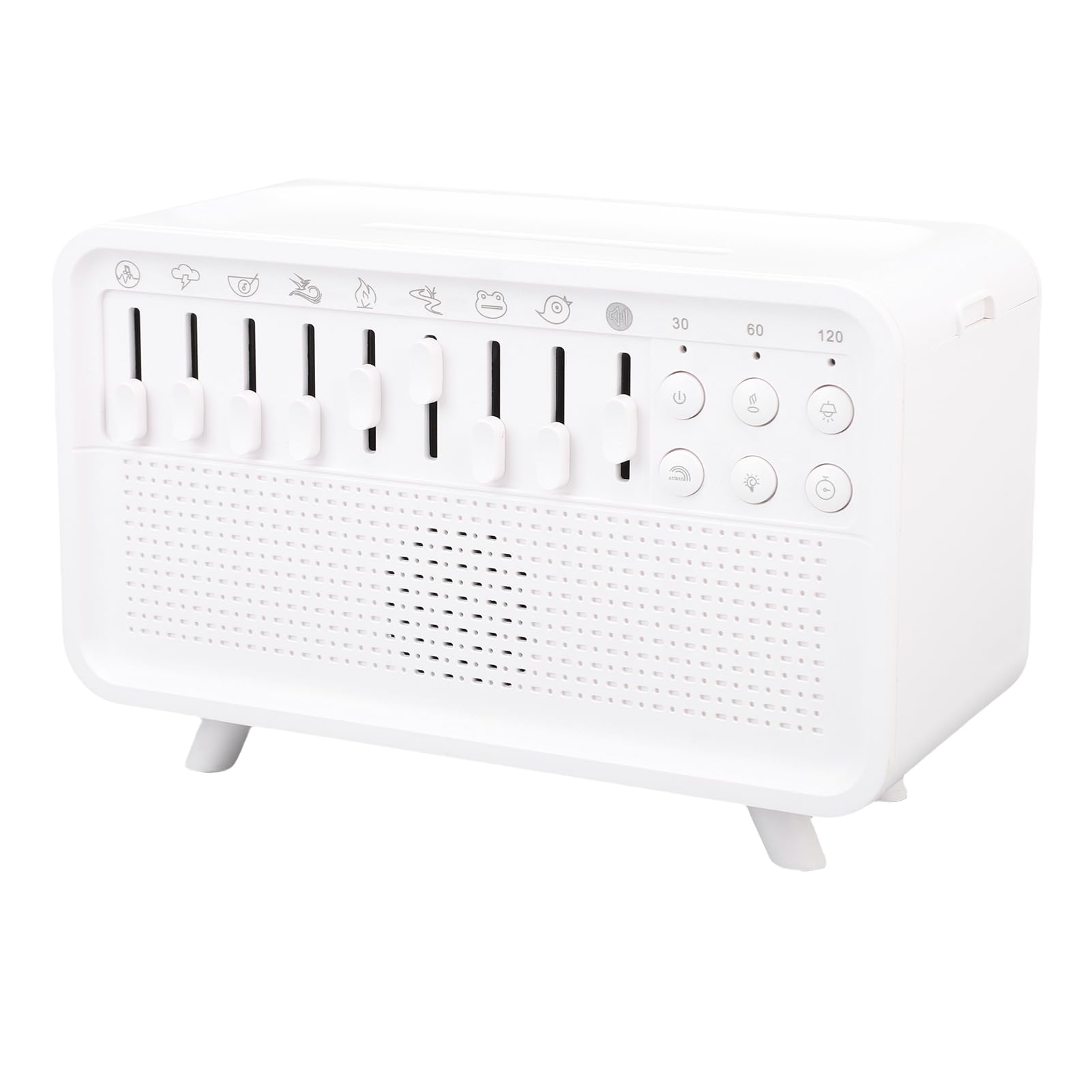 Topiky White Noise Machine mit Luftbefeuchter, 3-in-1-Diffusor für ätherische Öle, Soundmaschine, Bluetooth-Lautsprecher, Nachtlicht für Schlafzimmer, Baby-Einschlafhilfe, 150 Ml, Automatische