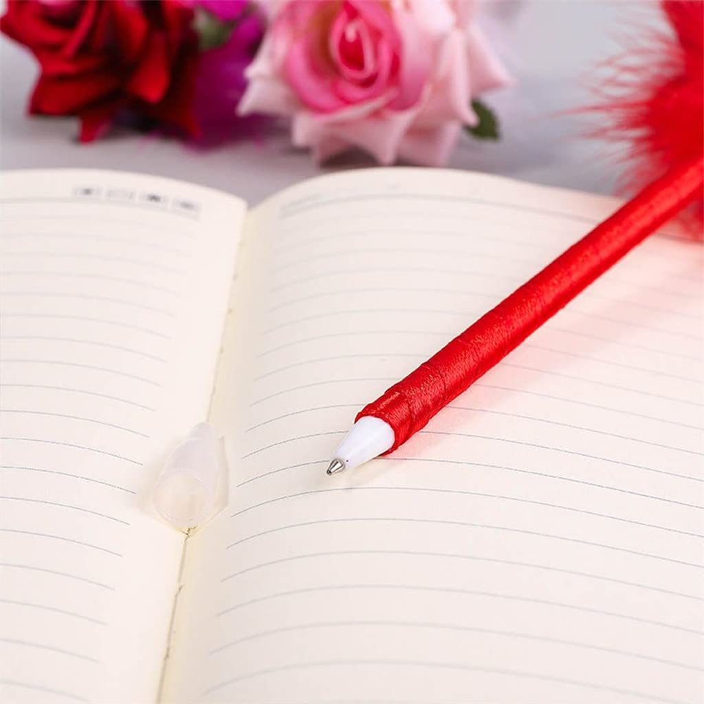 CXBDDF 0,7 mm Tinte Rose Blume Kugelschreiber Simulation Blume Stift Schule Büro Schreibbedarf