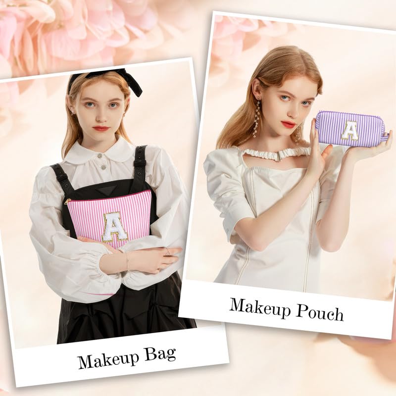 Personalized-Make-Up-Bag-Birthday-Gifts-for-Women-Large-Capacity-A-Z-Cosmetic-Bags-2-Pack-Makeup-Bag-Womens-Portable-Toiletry-Bag