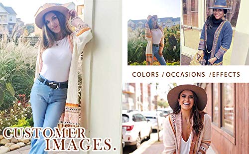 FERBIA Women Boho Cardigan Sweater Long Open Front Maxi Knit Sweaters Aztec Tribal Tassel Fringe Thin Coat4