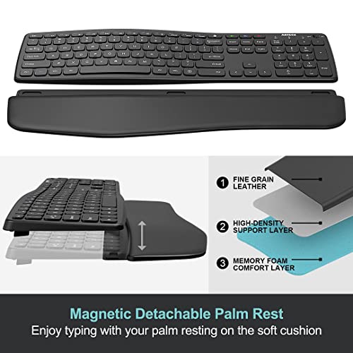 Arteck-Universal-Wave-Ergonomic-Keyboard-with-Palm-Rest-Multi-Device-Full-Size-Wireless-Bluetooth-Keyboard-for-Windows-iOS-iPad-OS-Android-Computer-Desktop-Laptop-Surface-Tablet-Smartphone