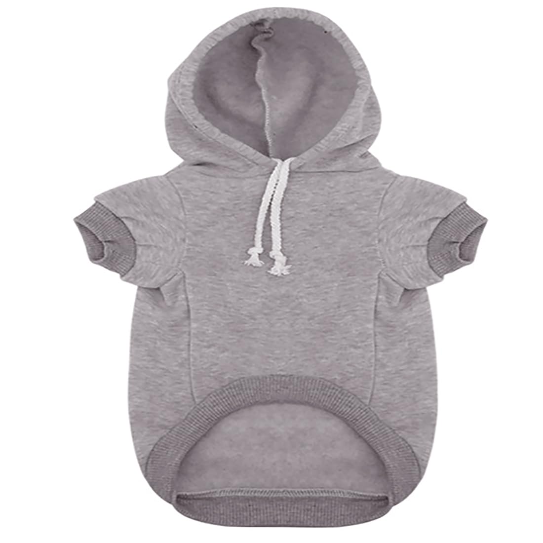 Izefia Security Dog Hoodies Clothes Apparel Winter Sweatshirt Warm Sweater Cotton Puppy Hoodie for Small Dog Medium Large Cat Grey XXXL - Image 3