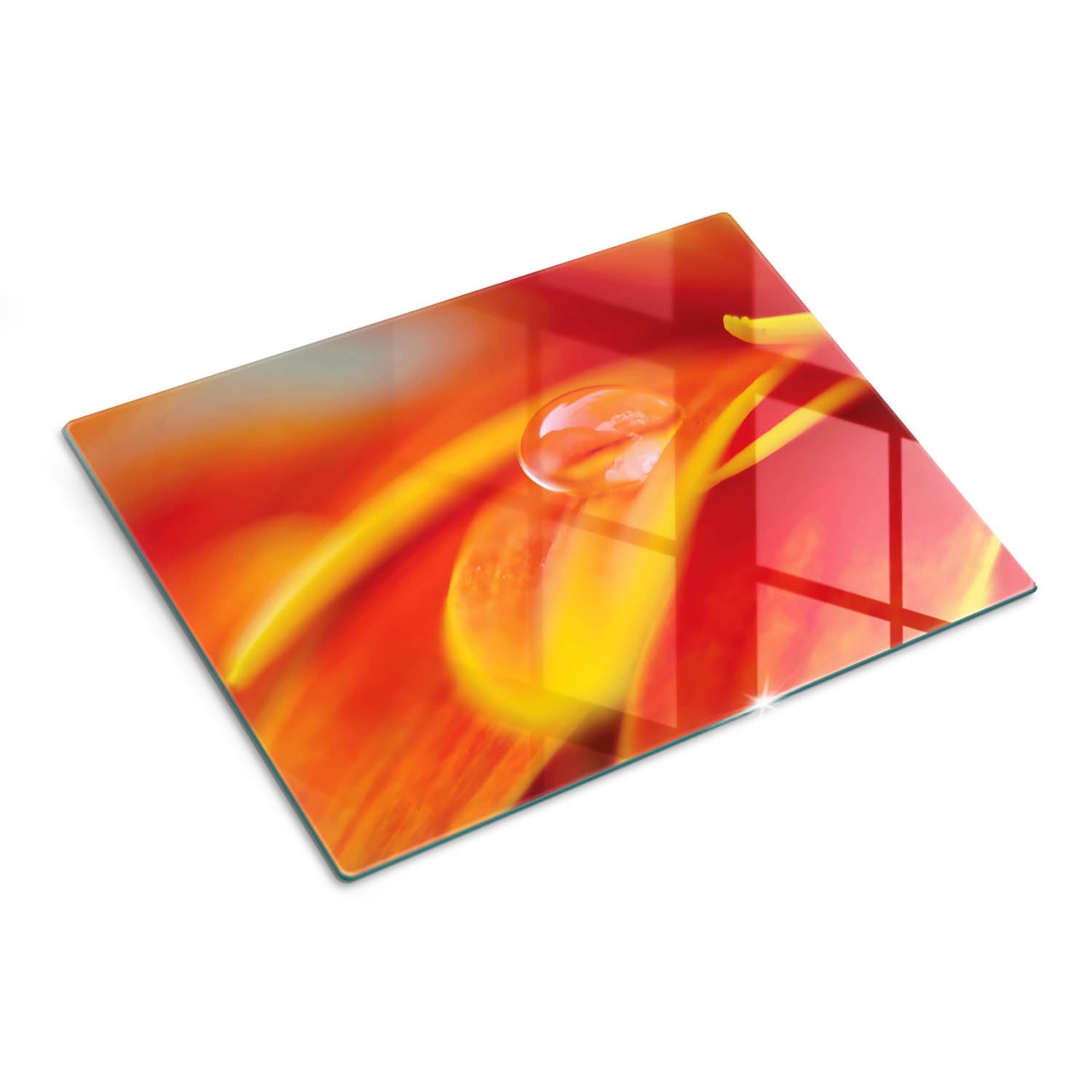 Modello termoresistente: Tagliere in vetro 40x30 cm Una goccia d'acqua