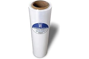 Reliable Stretch Film for Secure Winter Pool Protection (1 Pack, Crystal Clear)