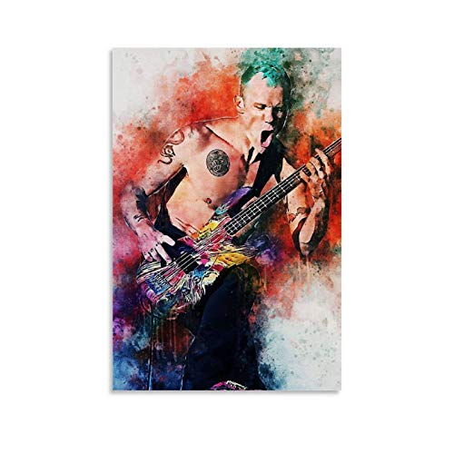 TIANDOU Posters Red Hot Chili Peppers Toile décorative pour salon, chambre à coucher 20 x 30 cm