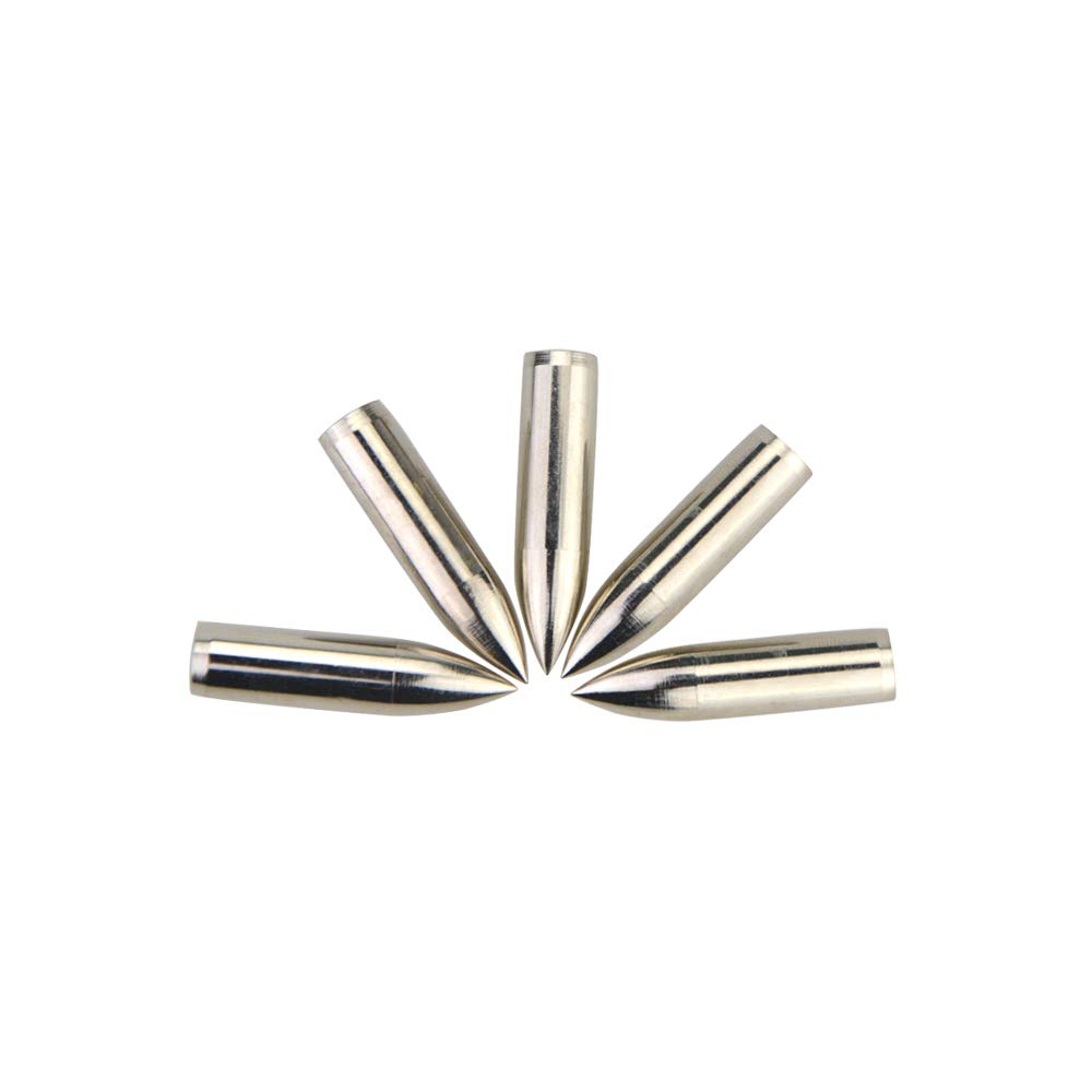 24 Inserts Métalliques Pour Pointes De Flèches - 100 Grains - 8 Mm - Bricolage
