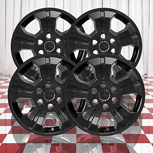 Brighter Design Set of 4 Black 5 Spoke 18