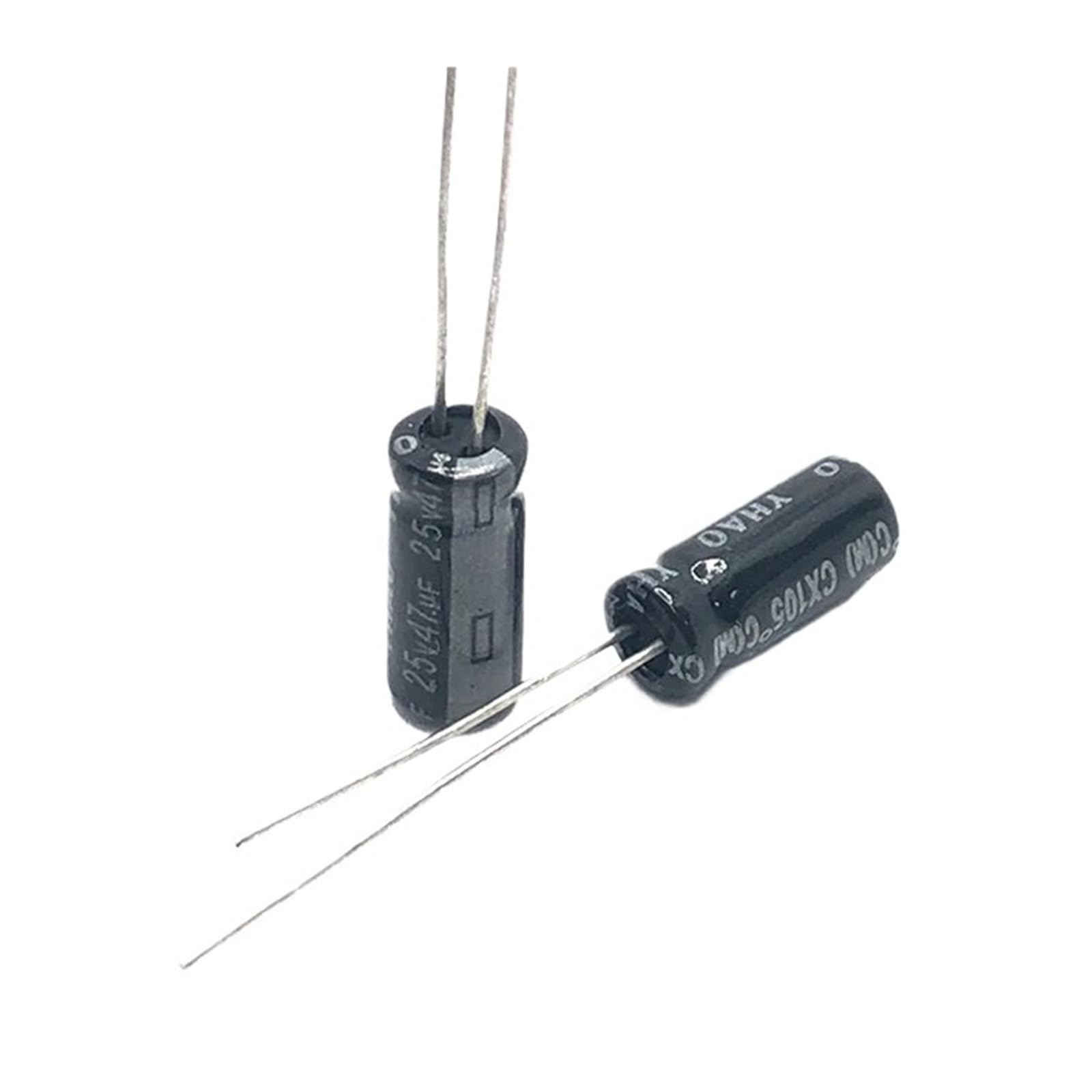 25V47UF condensateur aluminium miniature 5x7mm pour réparation de carte mère et filtrage audio