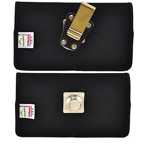 Turtleback Belt Clip Case Made For Apple Iphone 6 Plus + 6S Plus With Ob Defender Case Black Holster Nylon Pouch With Heavy Duty Rotating Belt Clip Horizontal Made In Usa #TOP2
